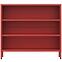 Regál kovový nízky Luca Modern Red,3