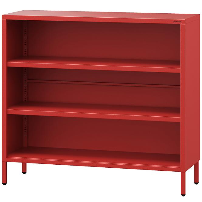 Regál Kovový Nízkyi Luca Modern Red