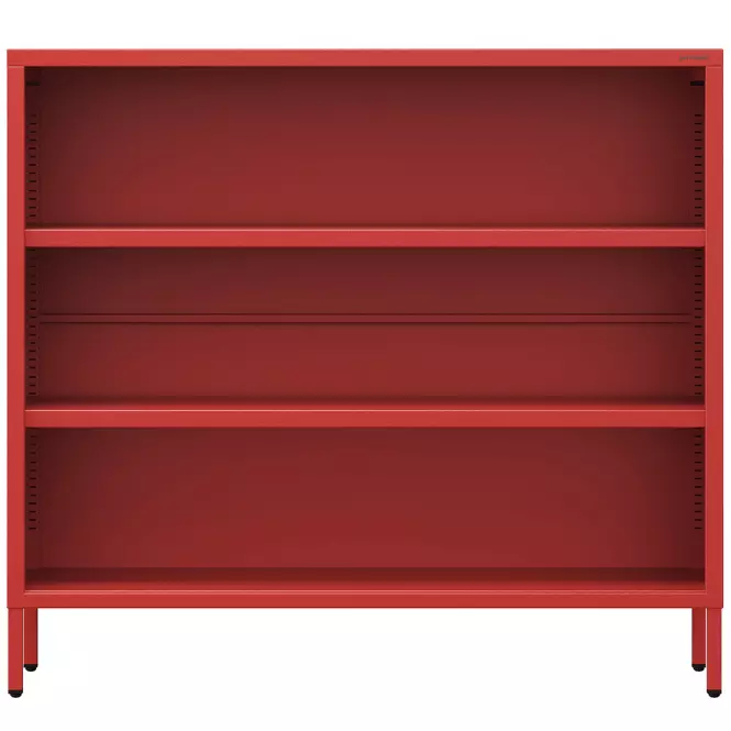 Regál Kovový Nízkyi Luca Modern Red