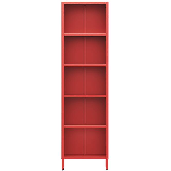 Regál Kovový Vysoký Mario Modern Red,3