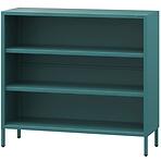 Kovový regál nízky Luca Modern Sea Green