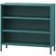 Kovový regál nízky Luca Modern Sea Green