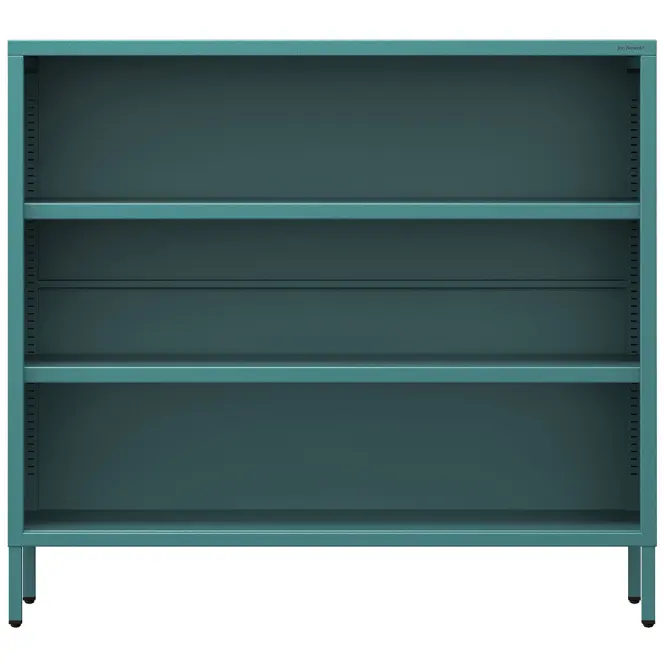 Kovový regál nízky Luca Modern Sea Green,3