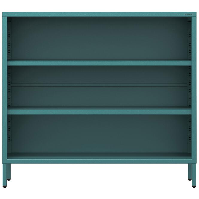 Kovový regál nízky Luca Modern Sea Green,3