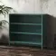 Kovový regál nízky Luca Modern Sea Green,4
