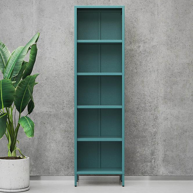 Regál Kovový Vysoký Mario Modern Sea Green