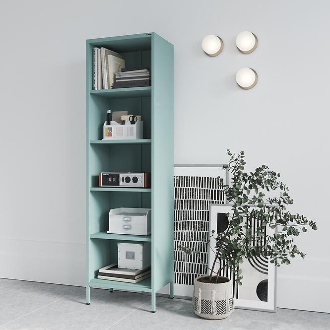 Regál Kovový Vysoký Mario Modern Sea Green