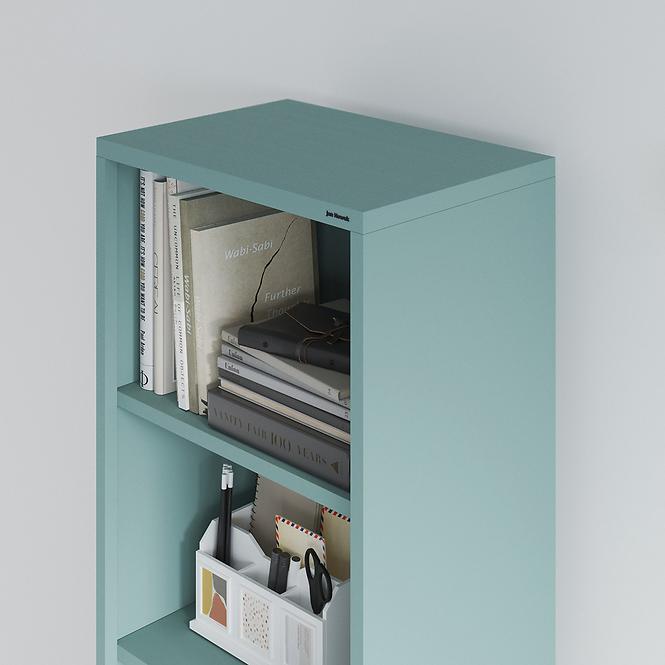 Regál Kovový Vysoký Mario Modern Sea Green