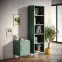 Regál Kovový Vysoký Mario Modern Sea Green,8