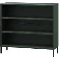 Kovový regál nízky Luca Modern Bottle Green