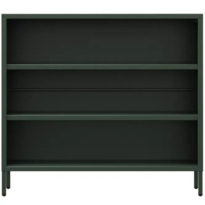 Kovový regál nízky Luca Modern Bottle Green,3
