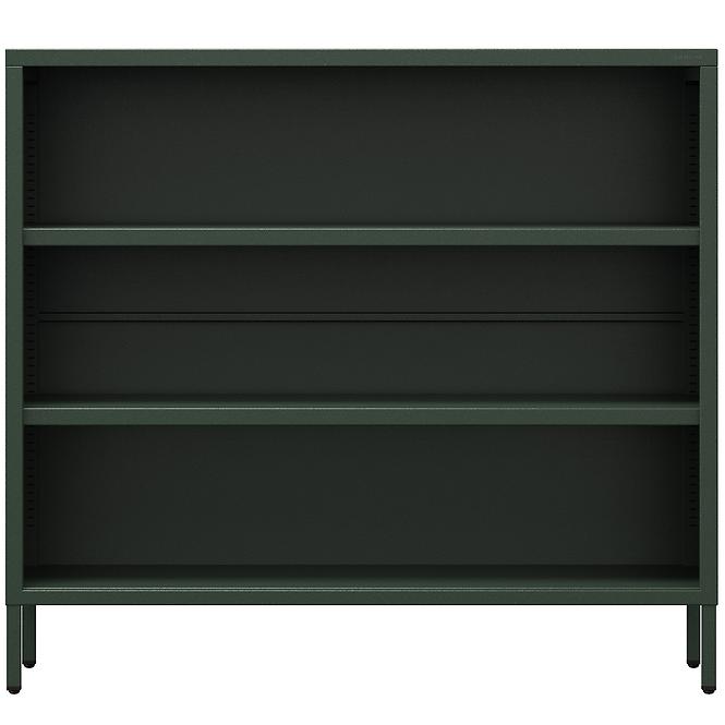 Regál Kovový Nízkyi Luca Modern Bottle Green