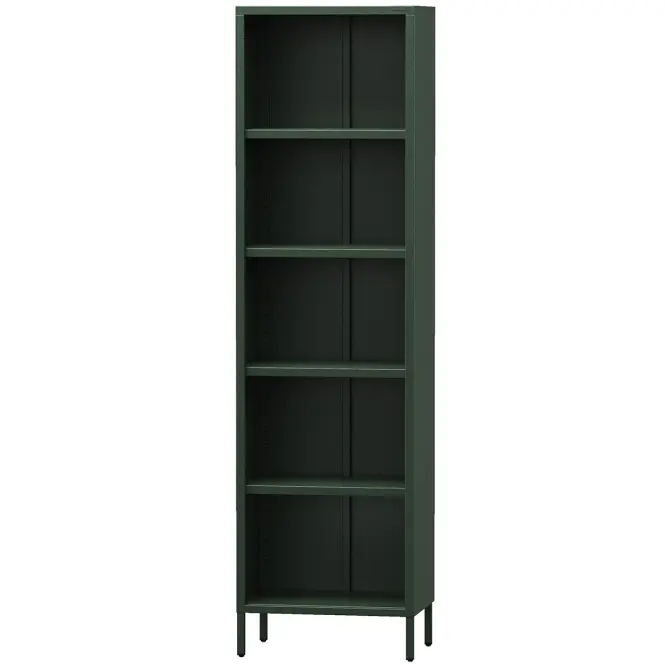 Regál Kovový Vysoký Mario Modern Bottle Green