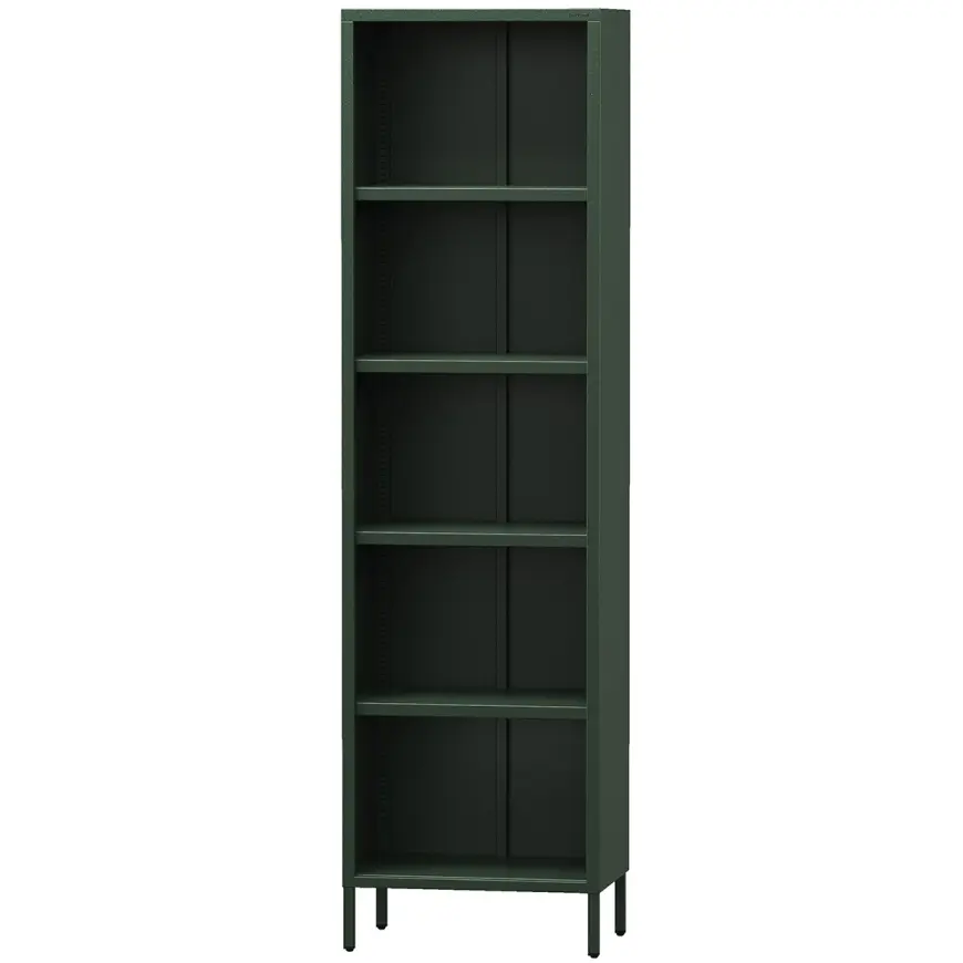 Regál Kovový Vysoký Mario Modern Bottle Green