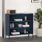 Kovový regál nízky Luca Modern Dark Blue,6