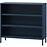 Kovový regál nízky Luca Modern Dark Blue