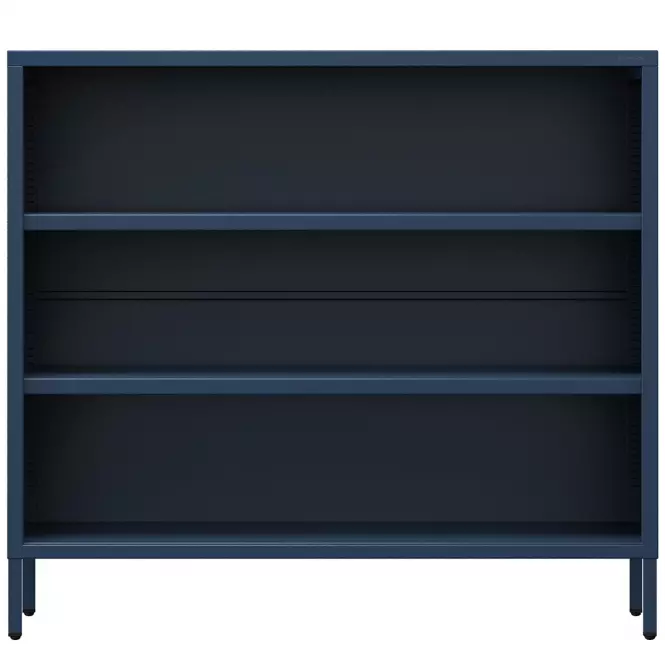 Regál Kovový Nízkyi Luca Modern Dark Blue