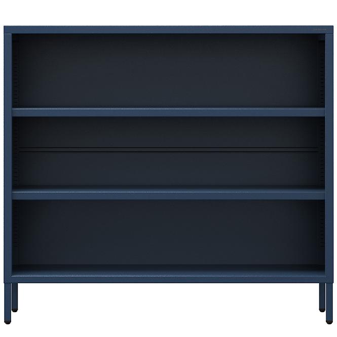 Regál Kovový Nízkyi Luca Modern Dark Blue