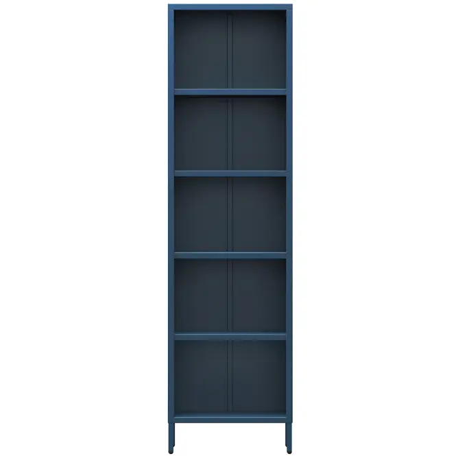 Regál Kovový Vysoký Mario Modern Dark Blue,3