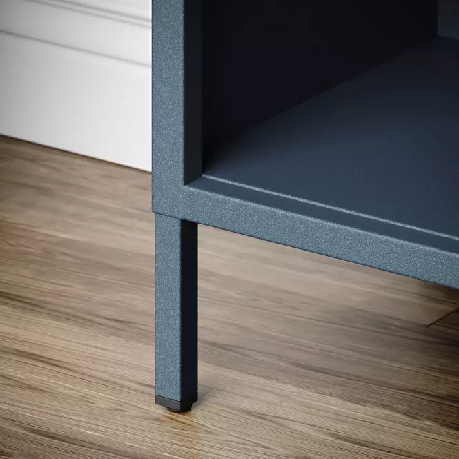 Regál Kovový Vysoký Mario Modern Dark Blue
