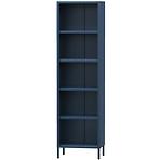 Regál Kovový Vysoký Mario Modern Dark Blue