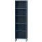 Regál Kovový Vysoký Mario Modern Dark Blue