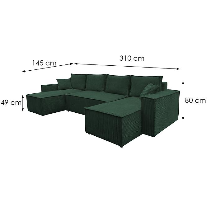 Rohová sedacia súprava Lego U Poso 14