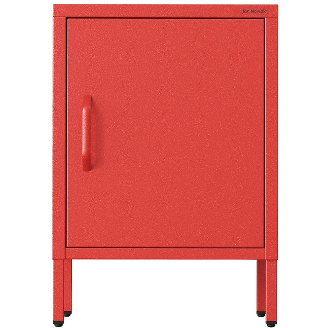 Nočný Stolík Kovový Mia Modern Red,3