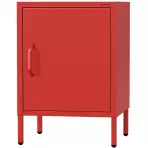Nočný Stolík Kovový Mia Modern Red