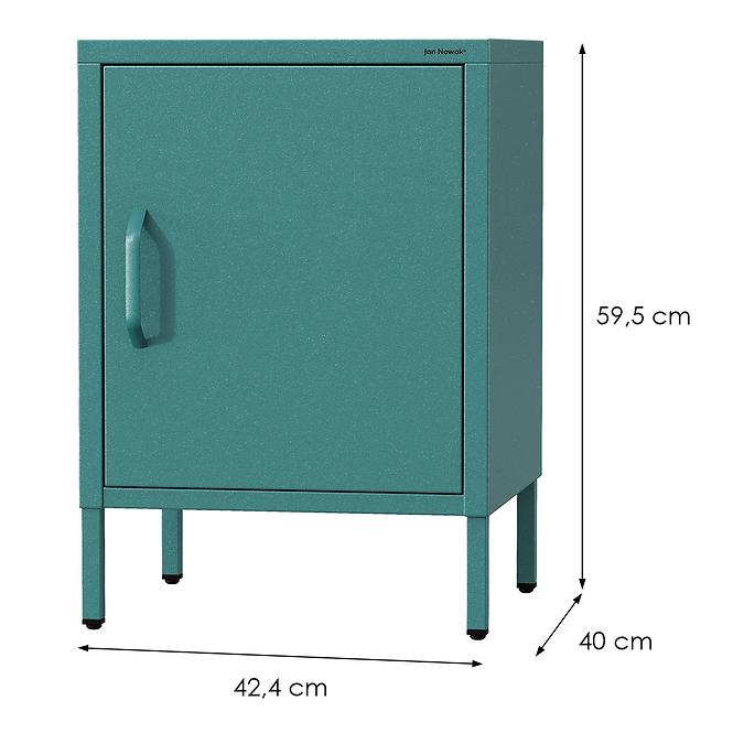 Nočný Stolík Kovový Mia Modern Sea Green,2