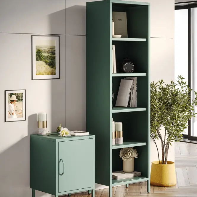 Nočný stolík kovový Mia Modern Sea Green,10