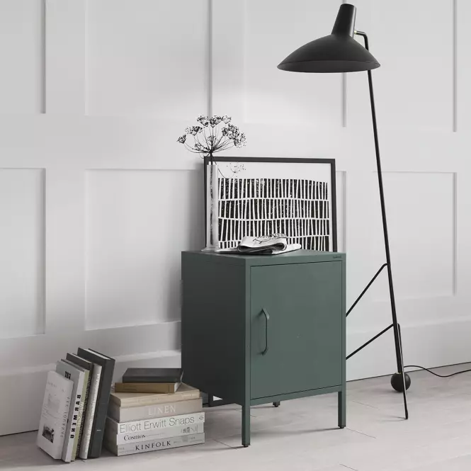 Nočný Stolík Kovový Mia Modern Bottle Green