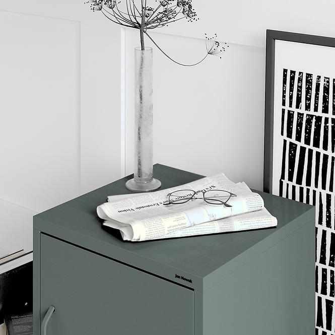 Nočný Stolík Kovový Mia Modern Bottle Green