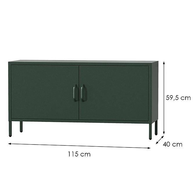 TV Stolík Kovový Rosa Modern Bottle Green