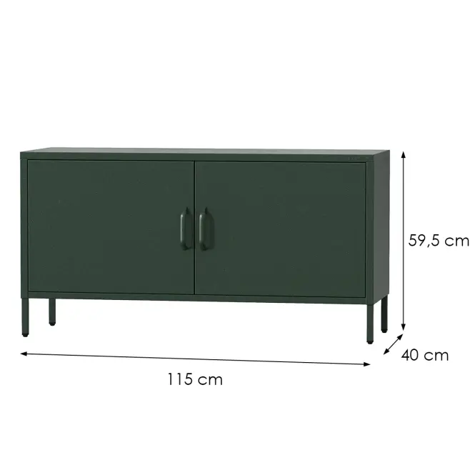 TV Stolík Kovový Rosa Modern Bottle Green,2