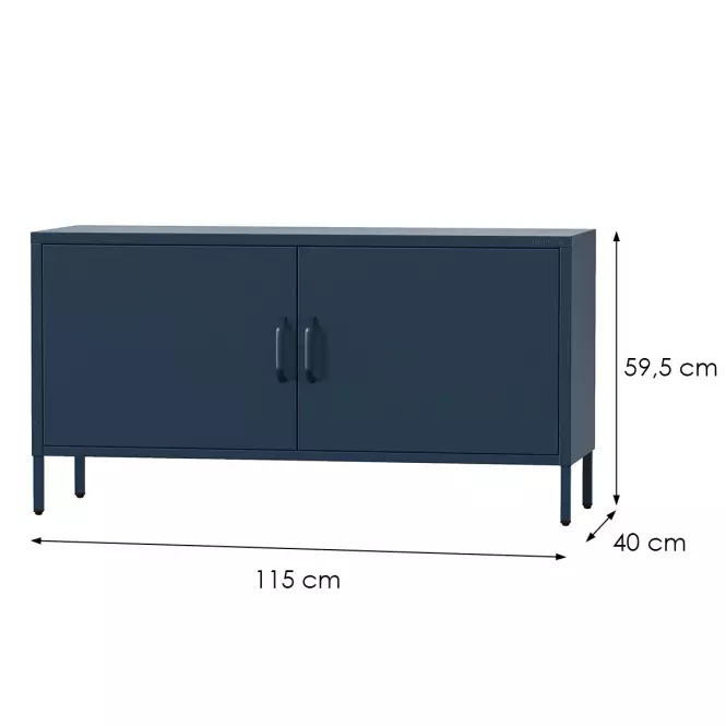 TV Stolík Kovový Rosa Modern Dark Blue