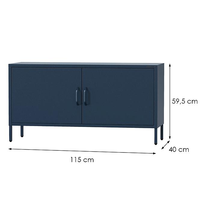 TV Stolík Kovový Rosa Modern Dark Blue