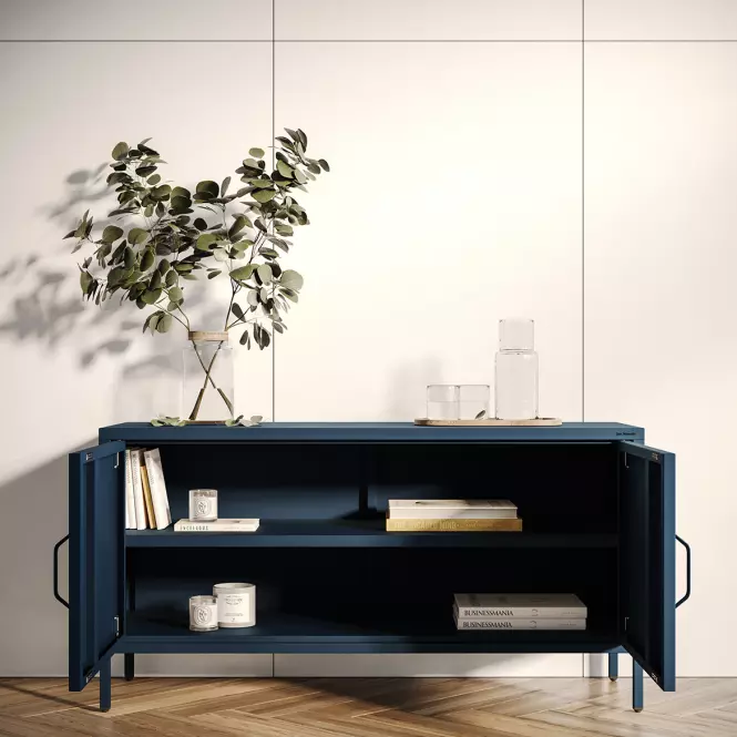 TV Stolík Kovový Rosa Modern Dark Blue