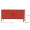 TV Stolík Kovový Rosa Modern Red,2