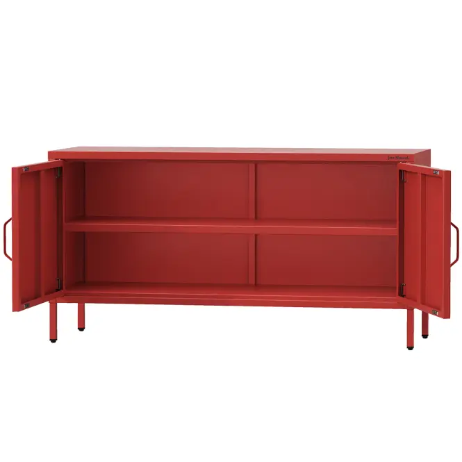 TV Stolík Kovový Rosa Modern Red,4