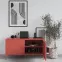 TV Stolík Kovový Rosa Modern Red,7