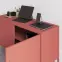 TV Stolík Kovový Rosa Modern Red,8