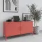 TV Stolík Kovový Rosa Modern Red,9