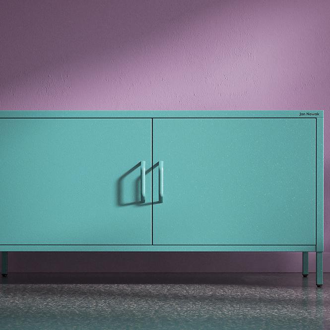 TV Stolík Kovový Rosa Modern Sea Green,5