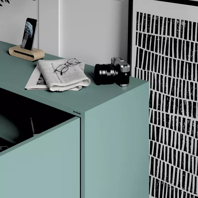 TV Stolík Kovový Rosa Modern Sea Green
