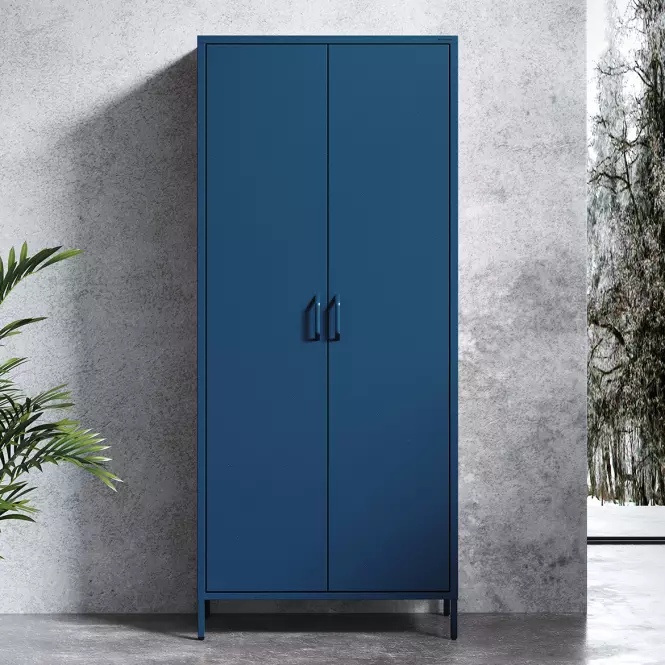 Skriňa Kovová Flavio Modern Dark Blue