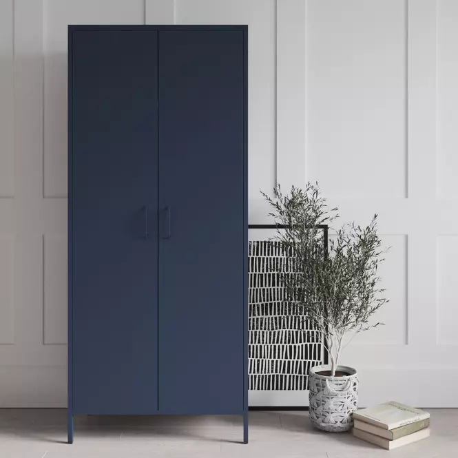 Skriňa Kovová Flavio Modern Dark Blue
