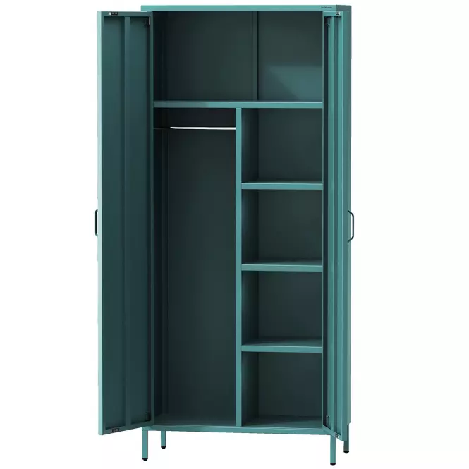Skriňa Kovová Flavio Modern Sea Green