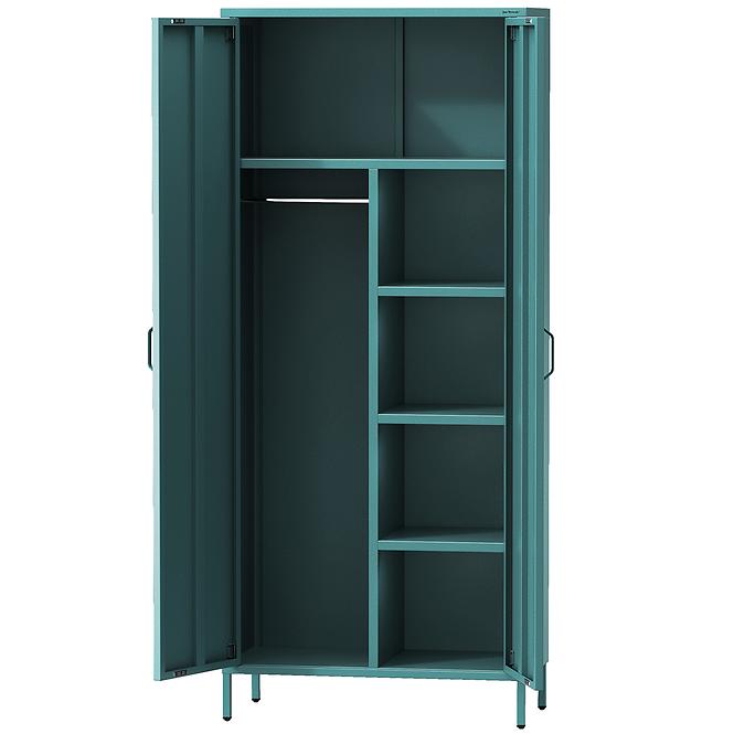 Skriňa Kovová Flavio Modern Sea Green