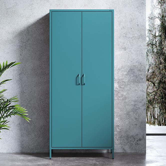 Skriňa Kovová Flavio Modern Sea Green